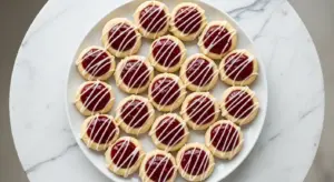 Raspberry Shortbread Cookies Recipe