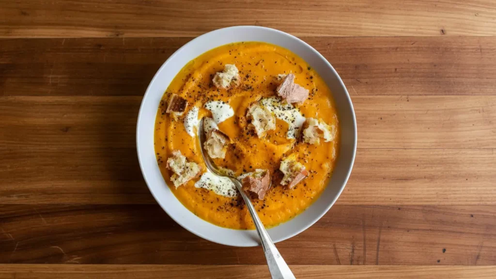 Roasted Carrot Soup Recipe