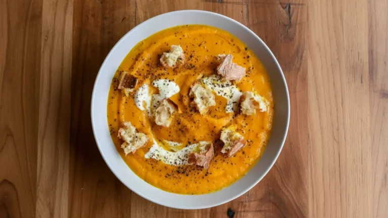 Roasted Carrot Soup Recipe