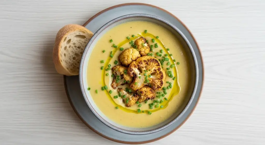 Roasted Cauliflower Soup Recipe