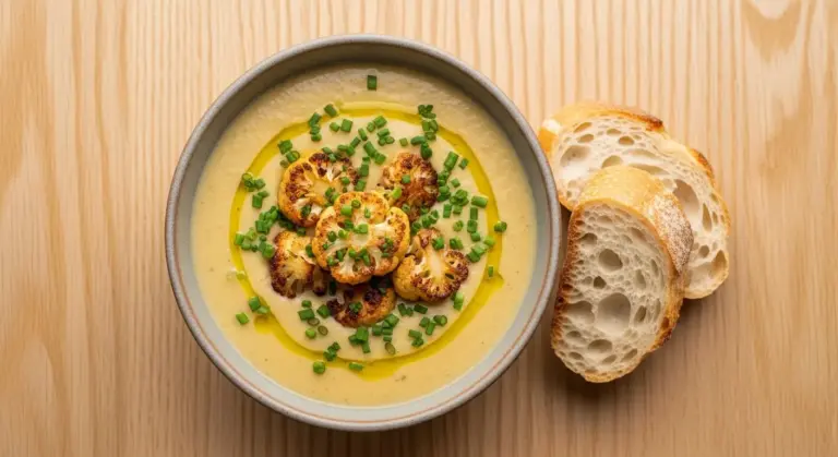 Roasted Cauliflower Soup Recipe