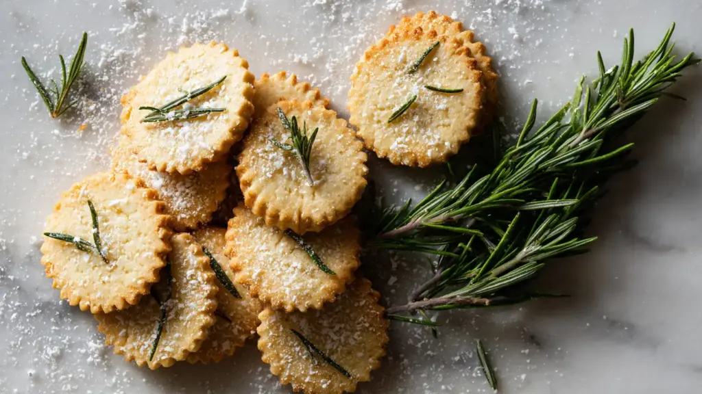 Rosemary Shortbread Cookies Recipe