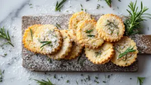 Rosemary Shortbread Cookies Recipe
