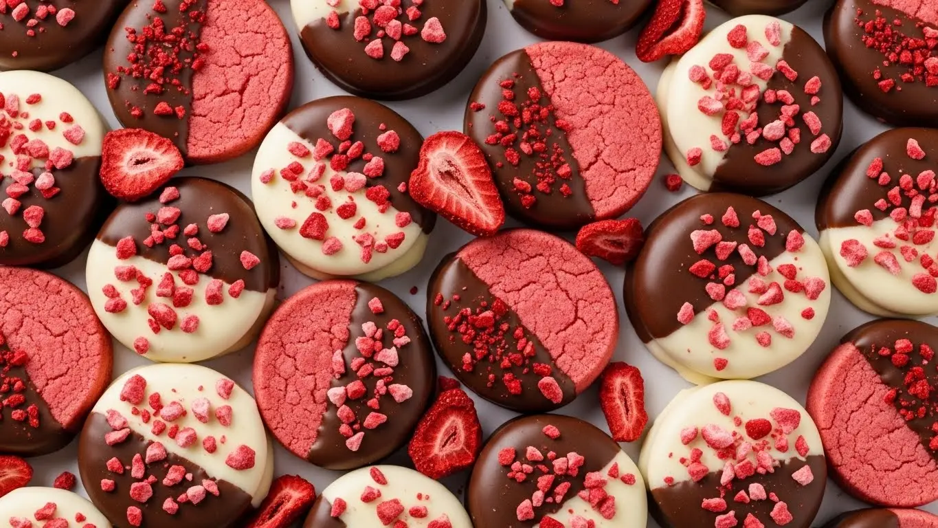 Strawberry Shortbread Cookies Recipe