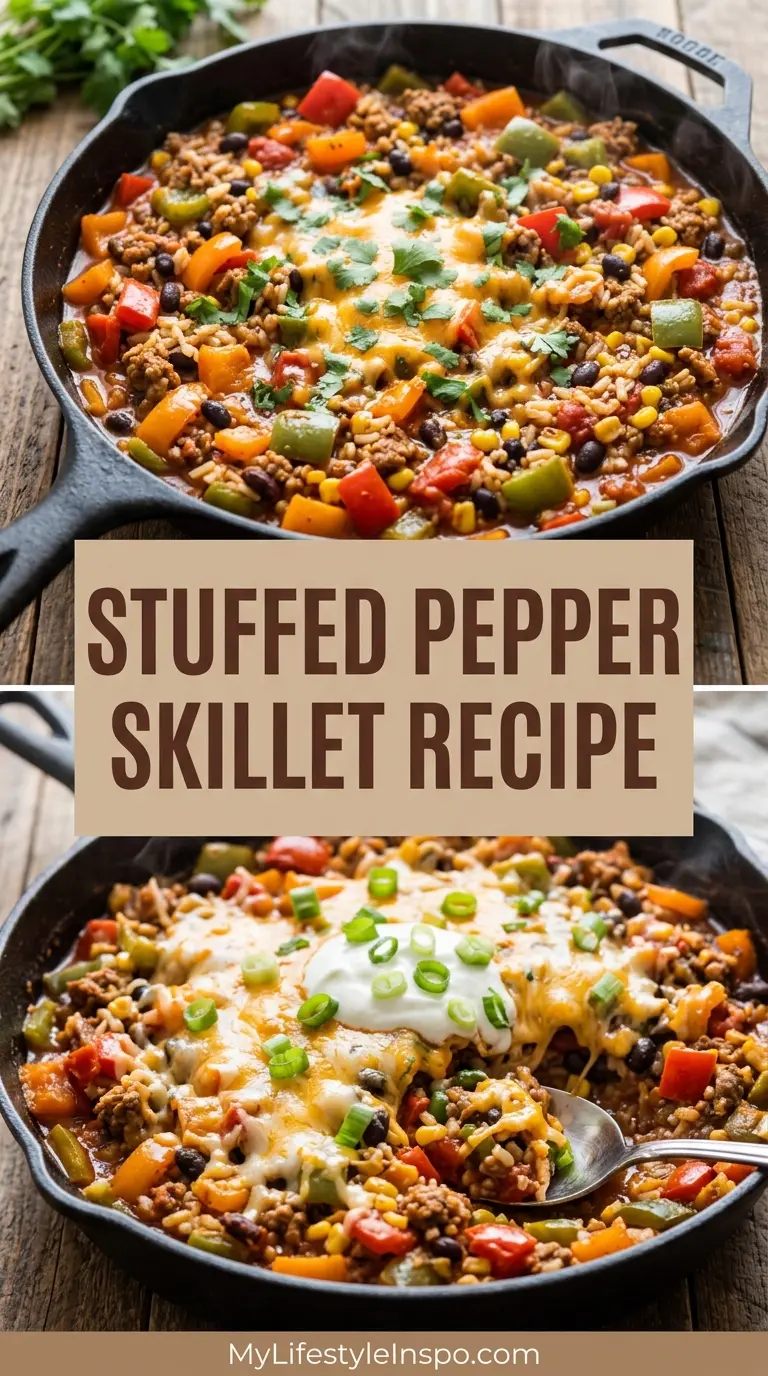 Stuffed Pepper Skillet Recipe