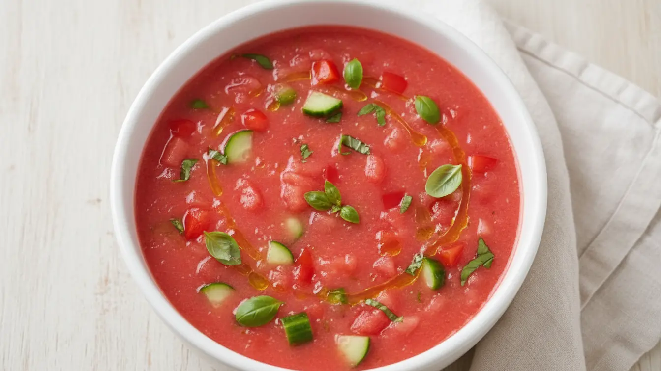 Watermelon Gazpacho Recipe