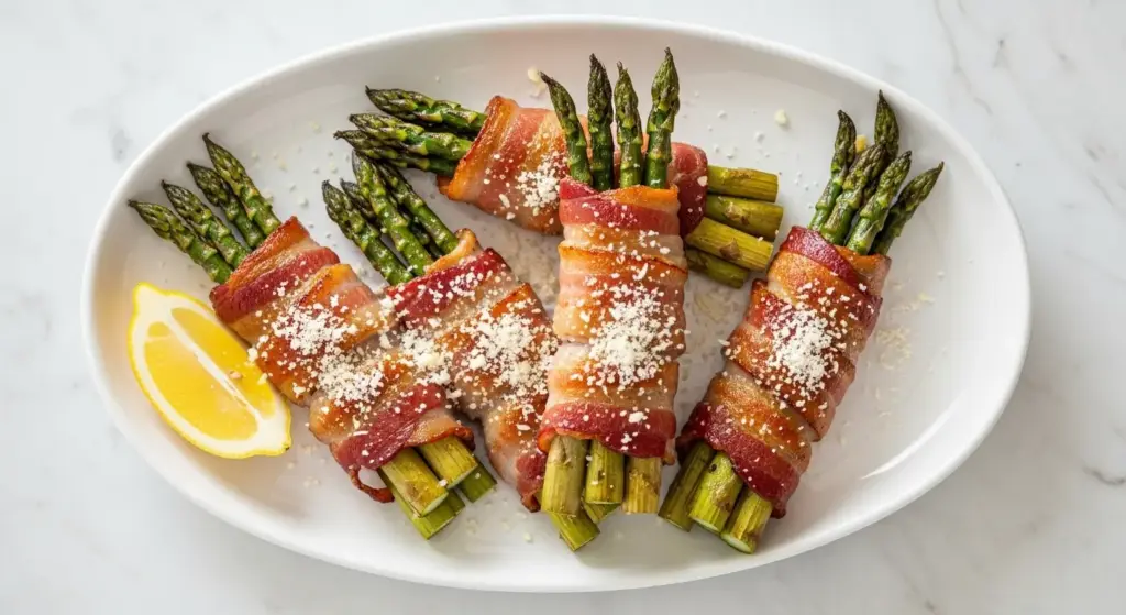 Air Fryer Bacon Wrapped Asparagus Recipe