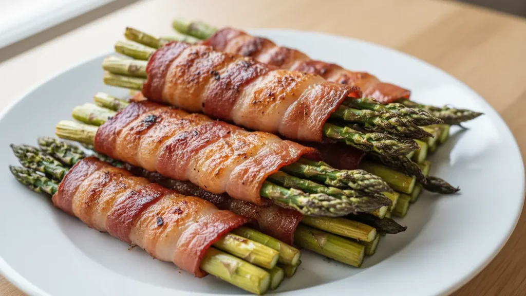 Air Fryer Bacon Wrapped Asparagus Recipe