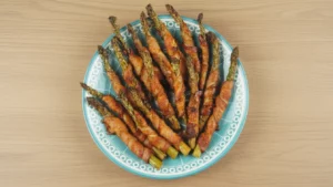 Air Fryer Bacon Wrapped Asparagus Recipe