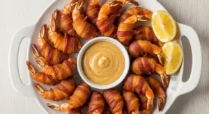 Air Fryer Bacon Wrapped Shrimp Recipe