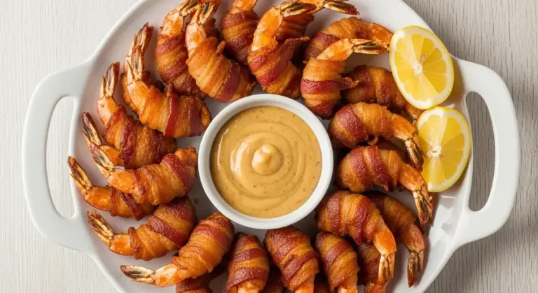 Air Fryer Bacon Wrapped Shrimp Recipe