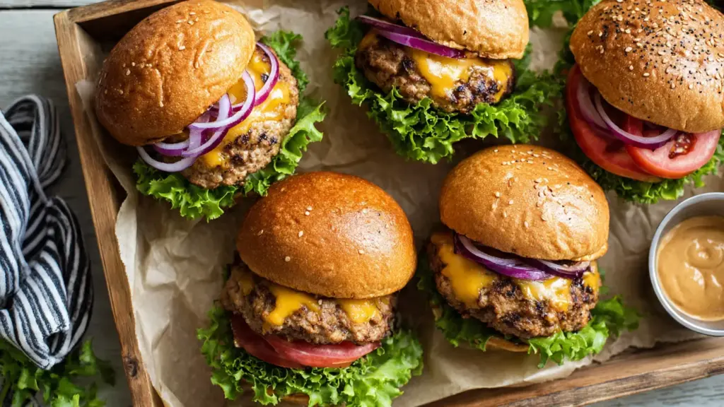 Air Fryer Turkey Burgers Recipe
