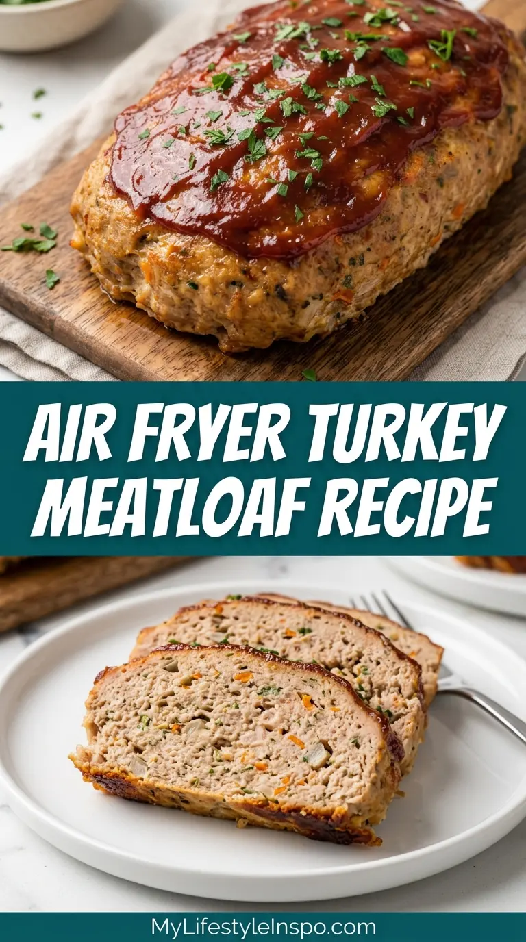 Air Fryer Turkey Meatloaf Recipe