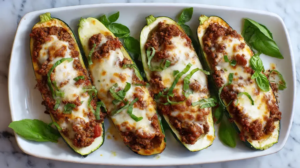 Air Fryer Zucchini Boats Recipe