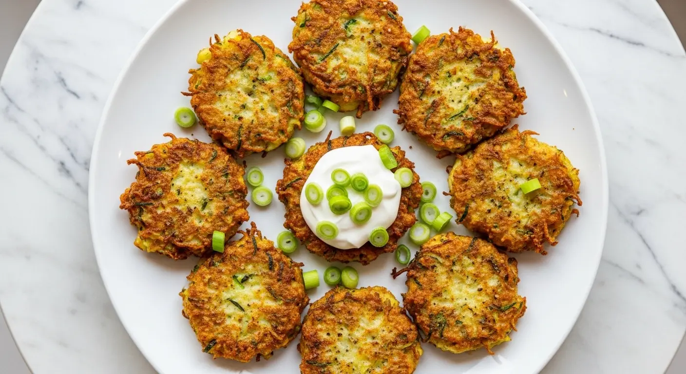 Air Fryer Zucchini Fritters Recipe