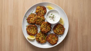 Air Fryer Zucchini Fritters Recipe