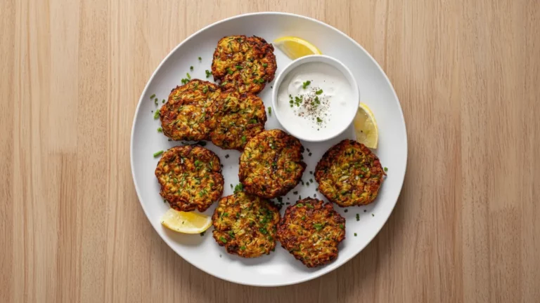 Air Fryer Zucchini Fritters Recipe