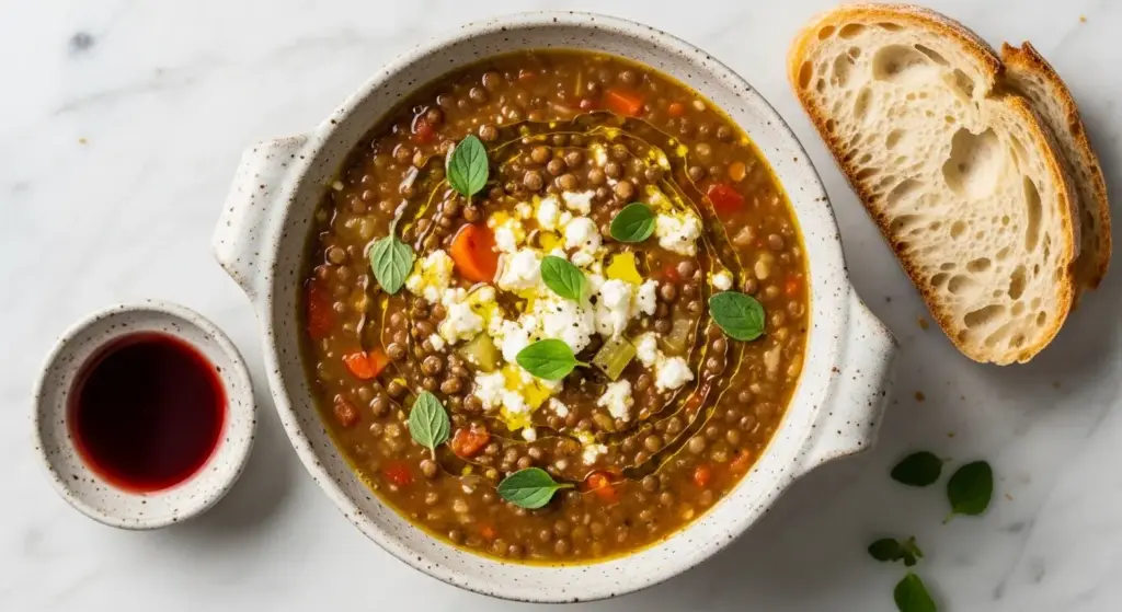 Greek Lentil Soup Recipe