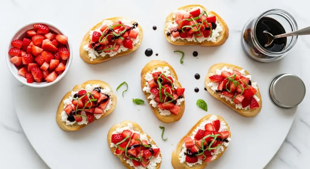 Strawberry Bruschetta Recipe