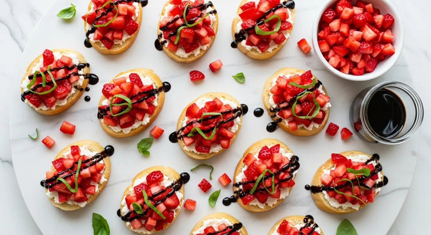Strawberry Bruschetta Recipe