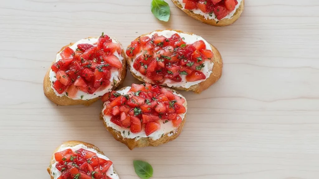 Strawberry Bruschetta Recipe