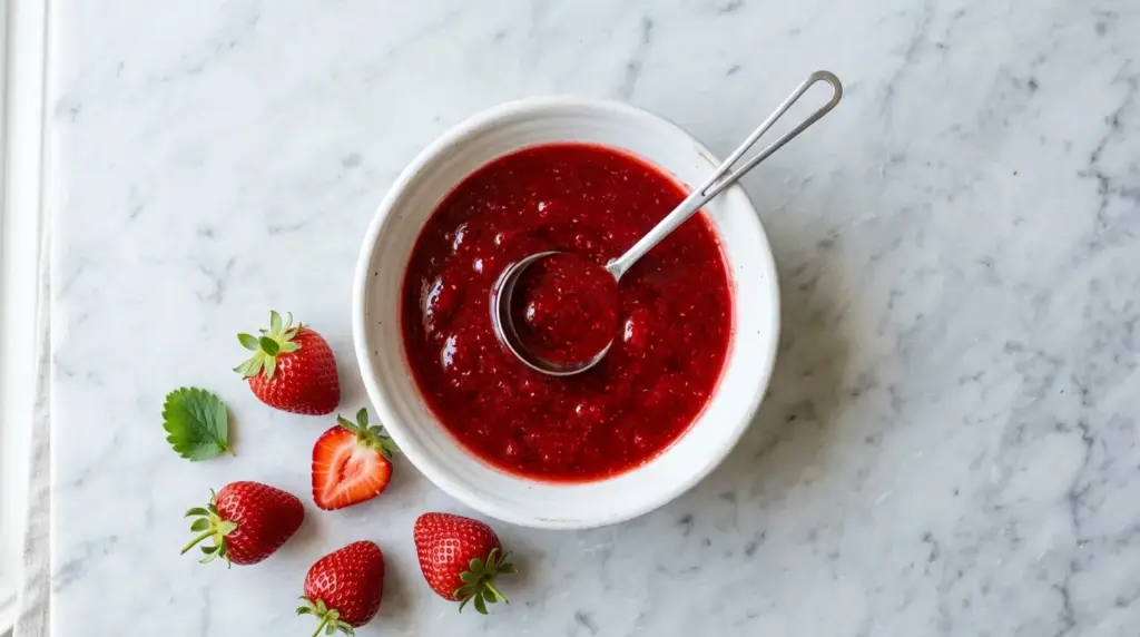 Fresh Strawberry Sauce Recipe