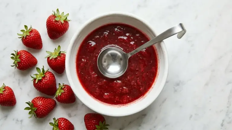 Fresh Strawberry Sauce Recipe