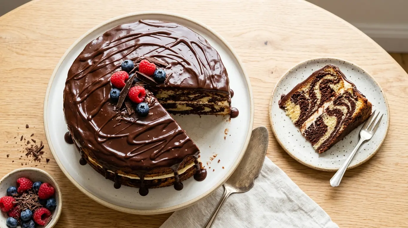 Marble Cake Recipe