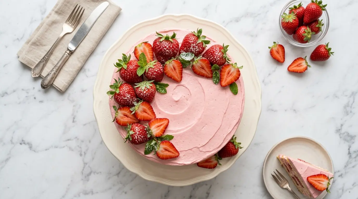 Strawberry Cake Recipe