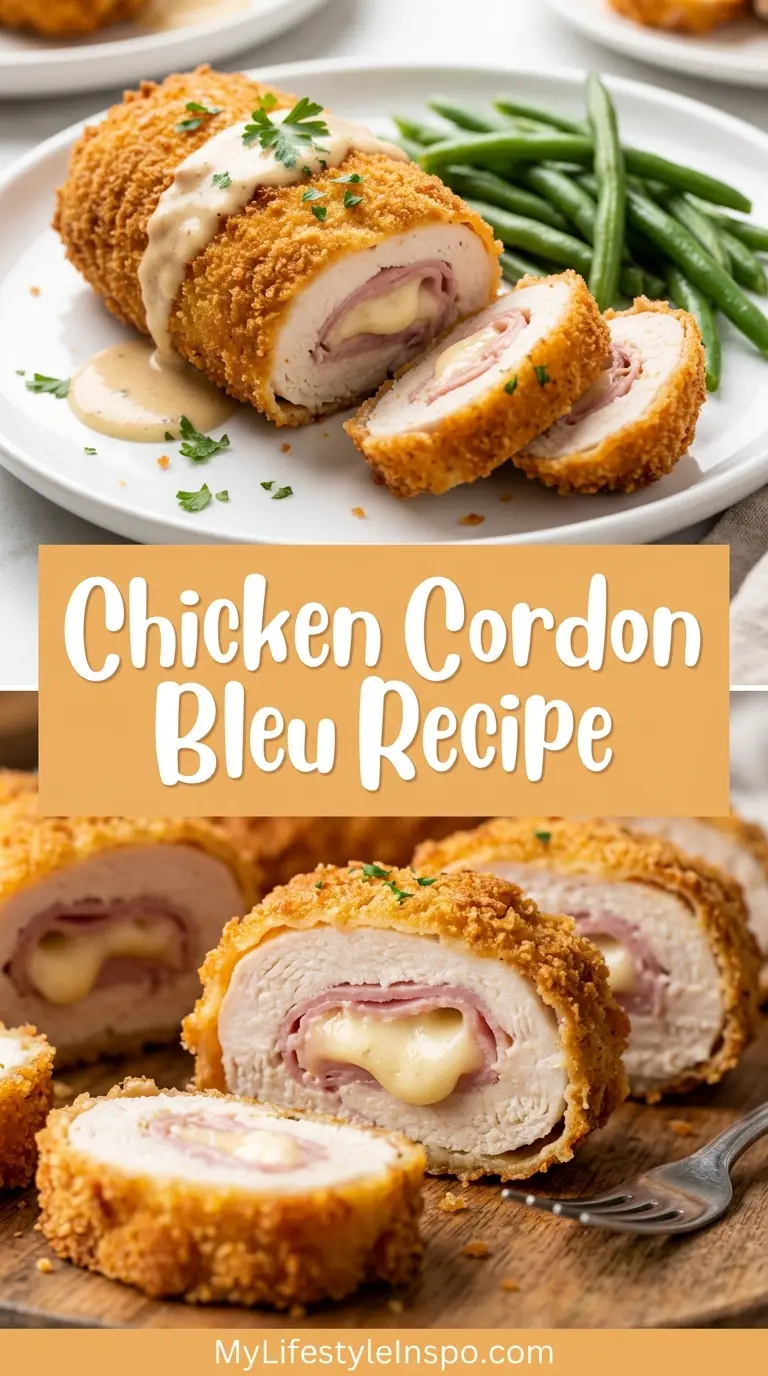 Air Fryer Chicken Cordon Bleu Recipe