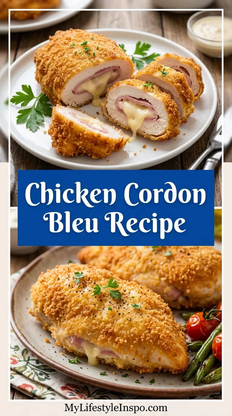 Air Fryer Chicken Cordon Bleu Recipe