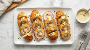 Air Fryer Chicken Cordon Bleu Recipe