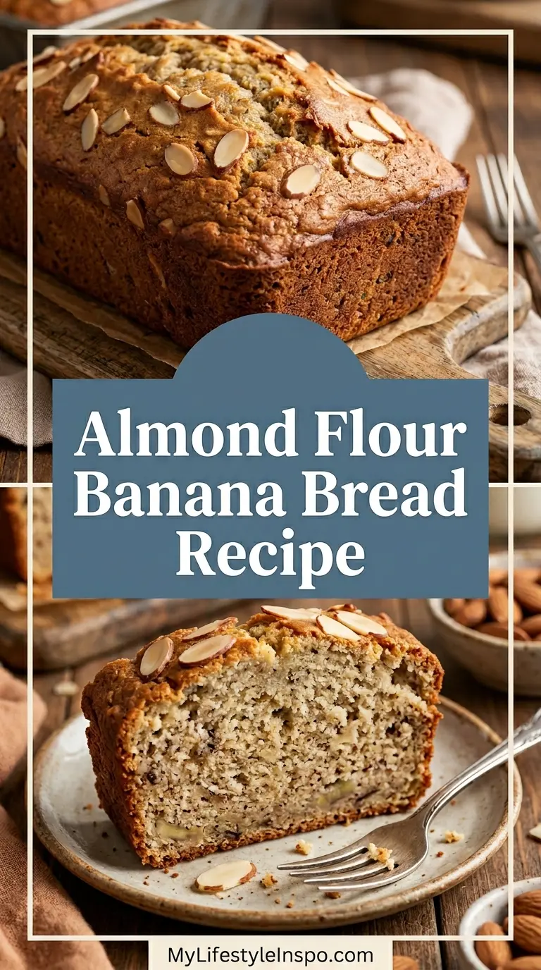 Almond Flour Banana Bread Recipe