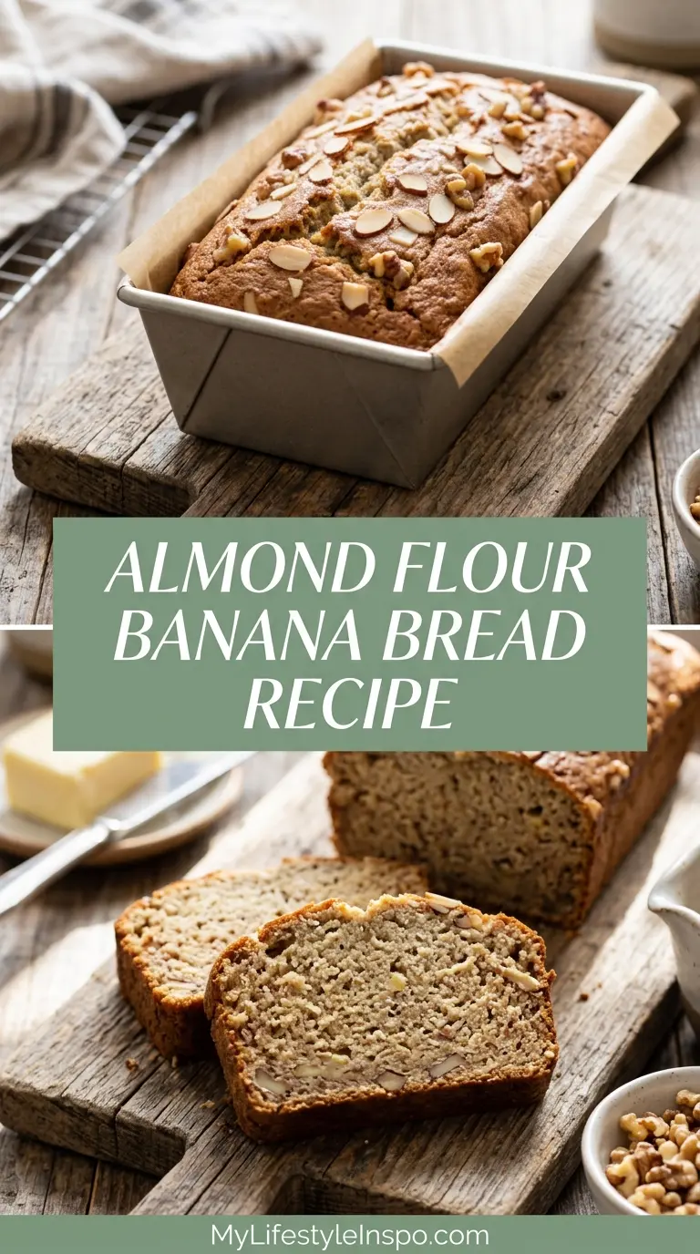 Almond Flour Banana Bread Recipe
