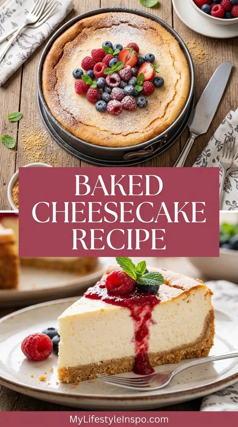 Baked Cheesecake Recipe