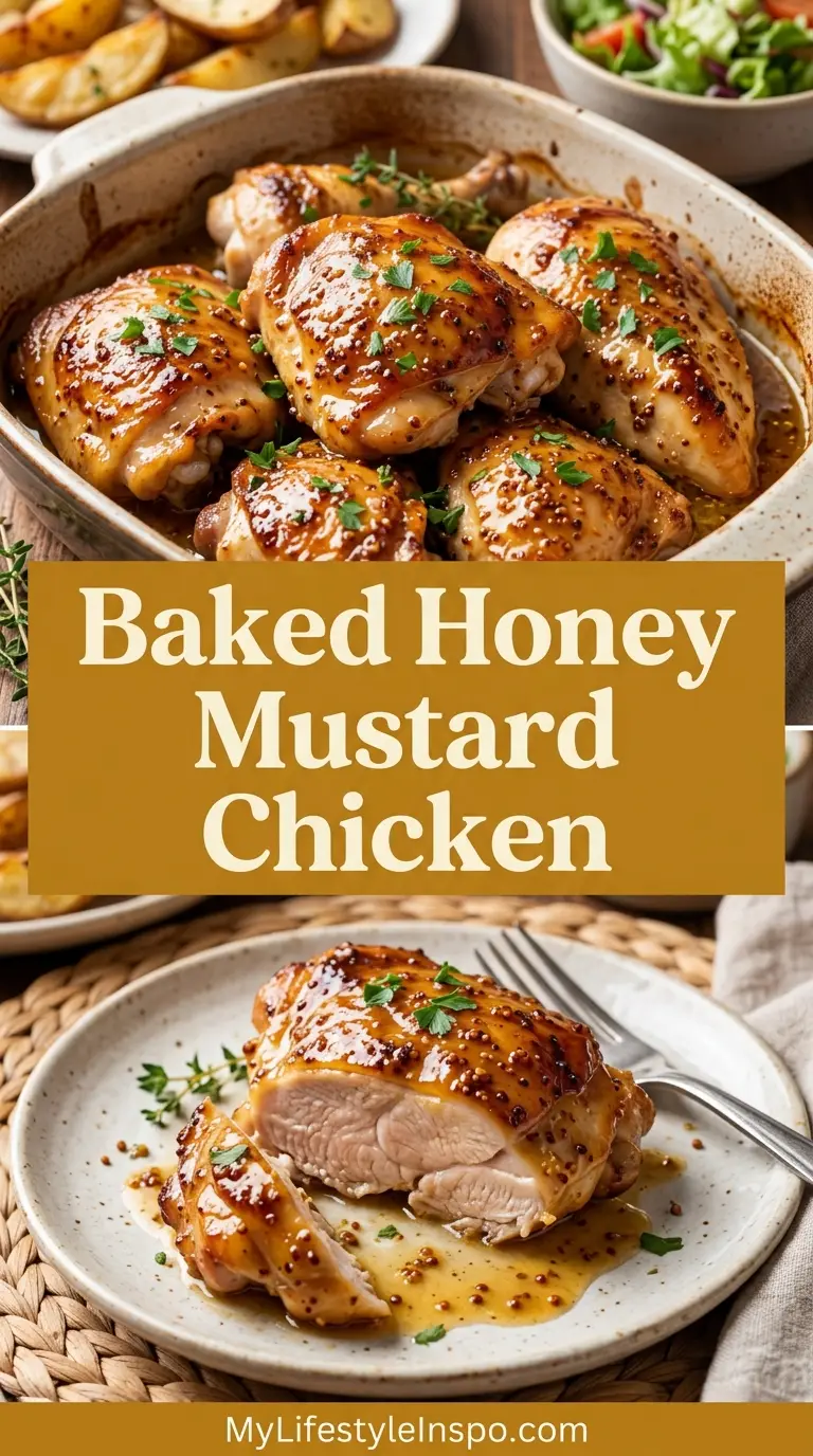 Baked Honey Mustard Chicken Recipe