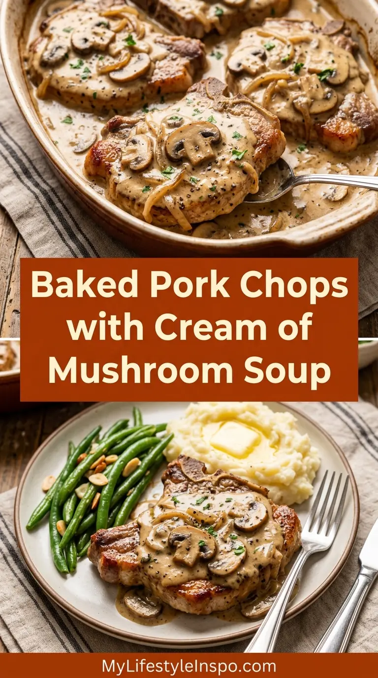 Baked Pork Chops with Cream of Mushroom Soup