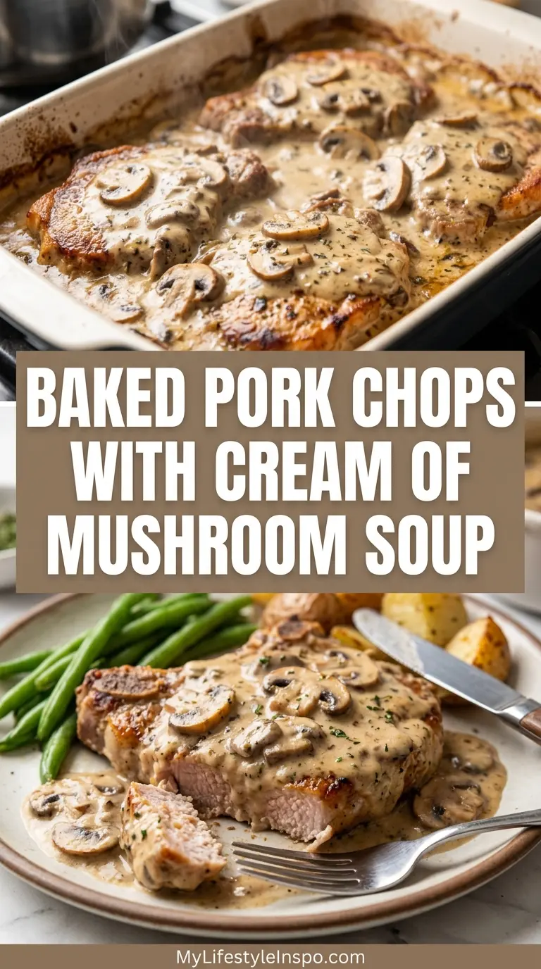 Baked Pork Chops with Cream of Mushroom Soup