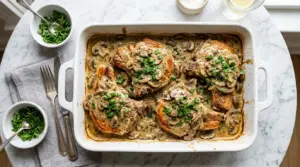 Baked Pork Chops with Cream of Mushroom Soup