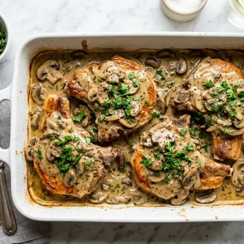 Baked Pork Chops with Cream of Mushroom Soup