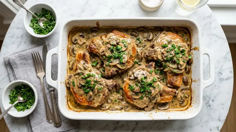 Baked Pork Chops with Cream of Mushroom Soup