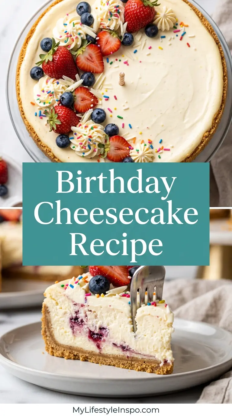 Birthday Cheesecake Recipe