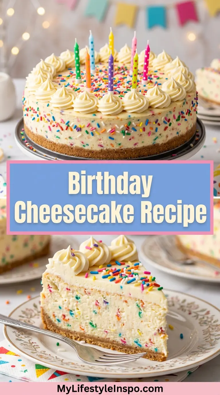 Birthday Cheesecake Recipe
