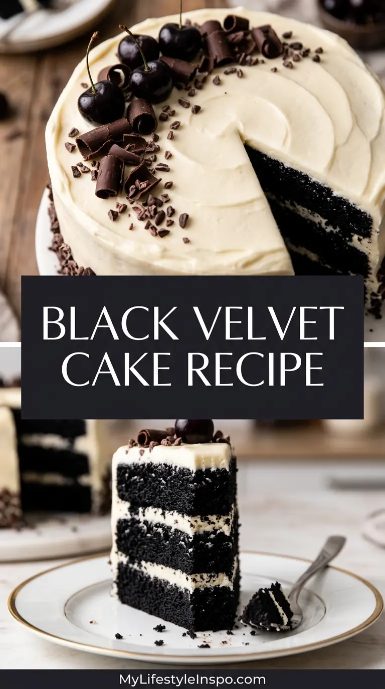 Black Velvet Cake Recipe