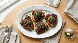 Blackened Ranch Pan-Fried Chicken Thighs Recipe