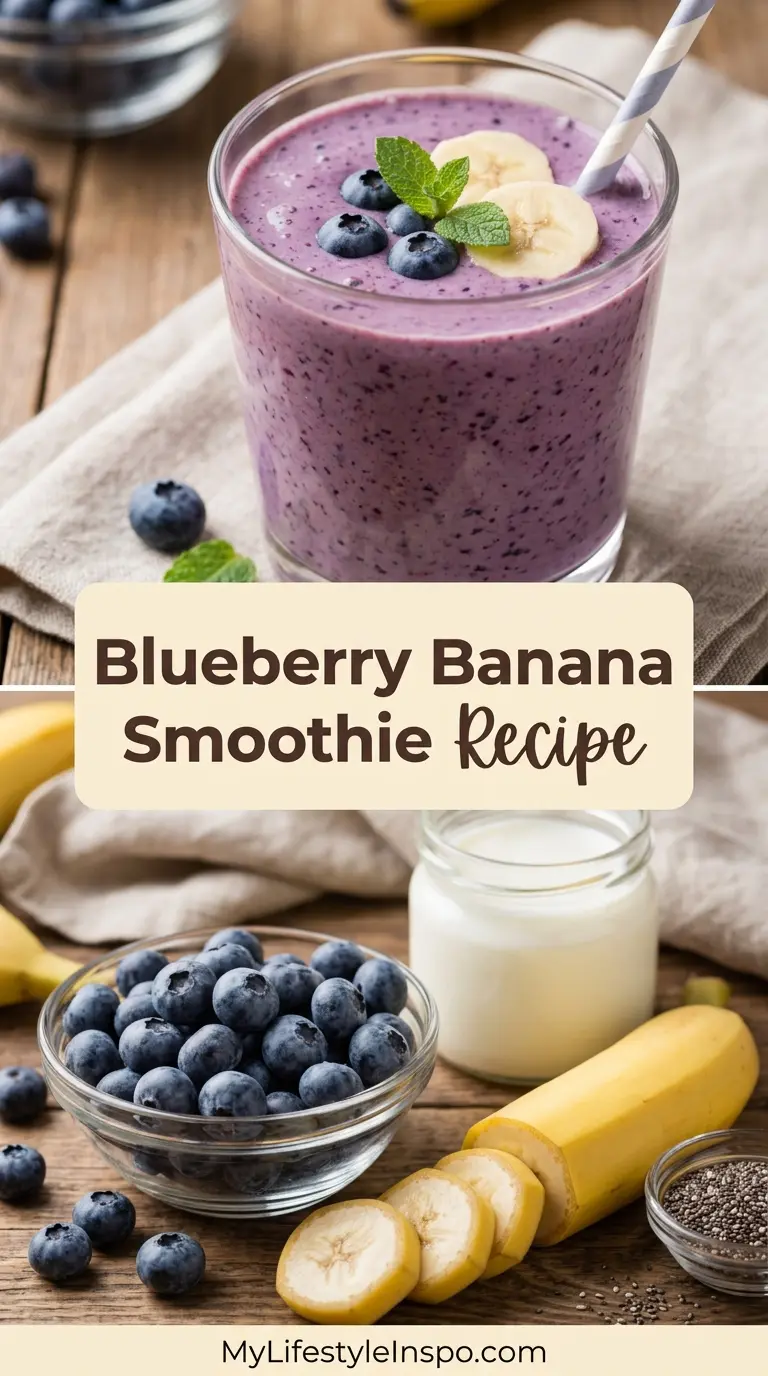 Blueberry Banana Smoothie Recipe