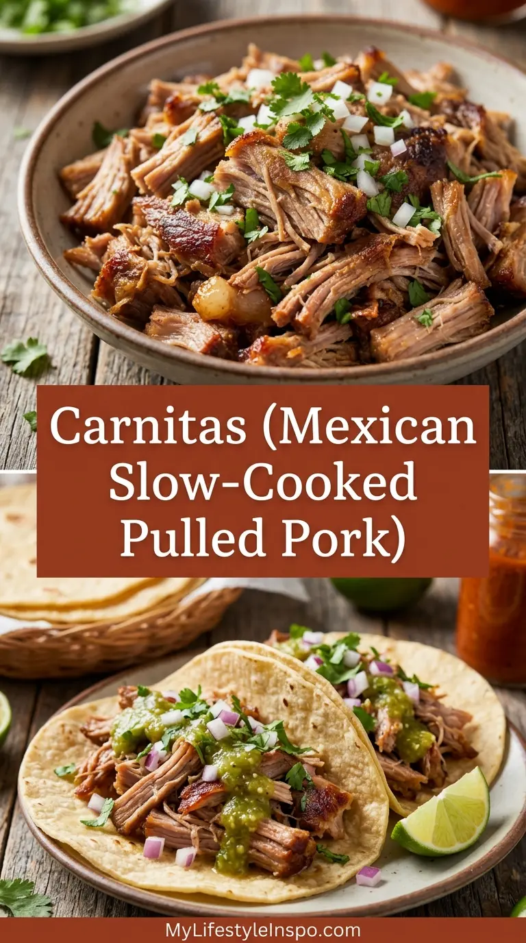 Carnitas (Mexican Slow-Cooked Pulled Pork)