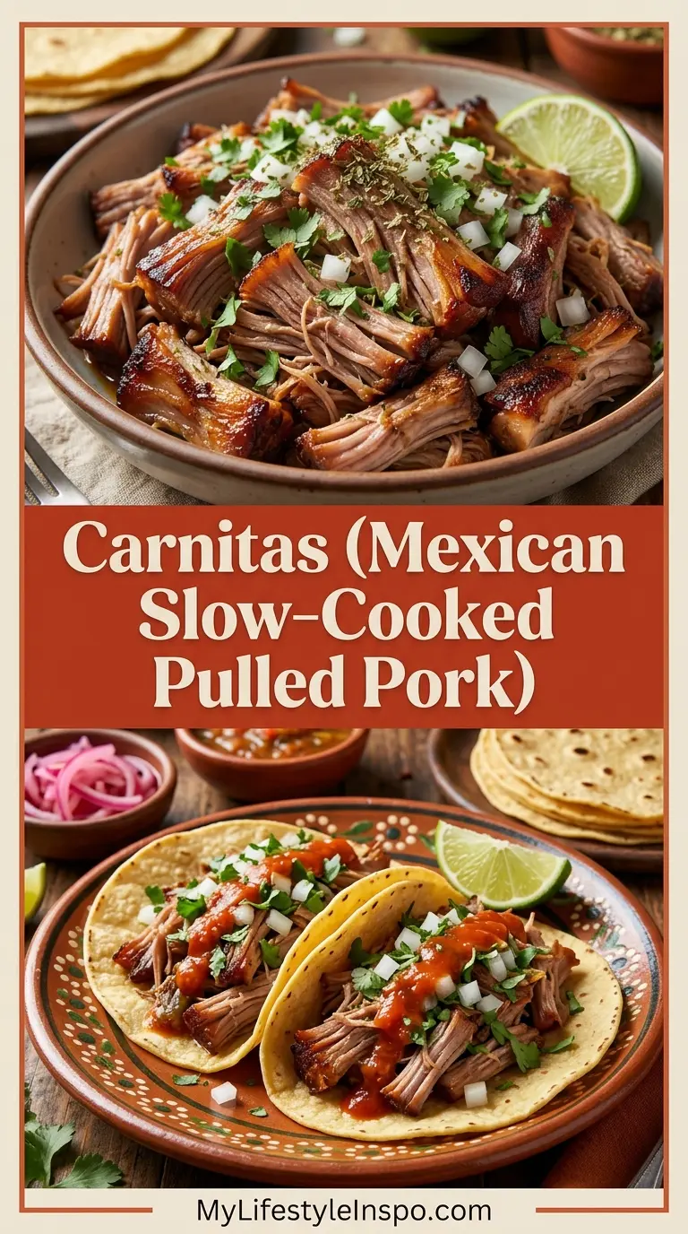 Carnitas (Mexican Slow-Cooked Pulled Pork)