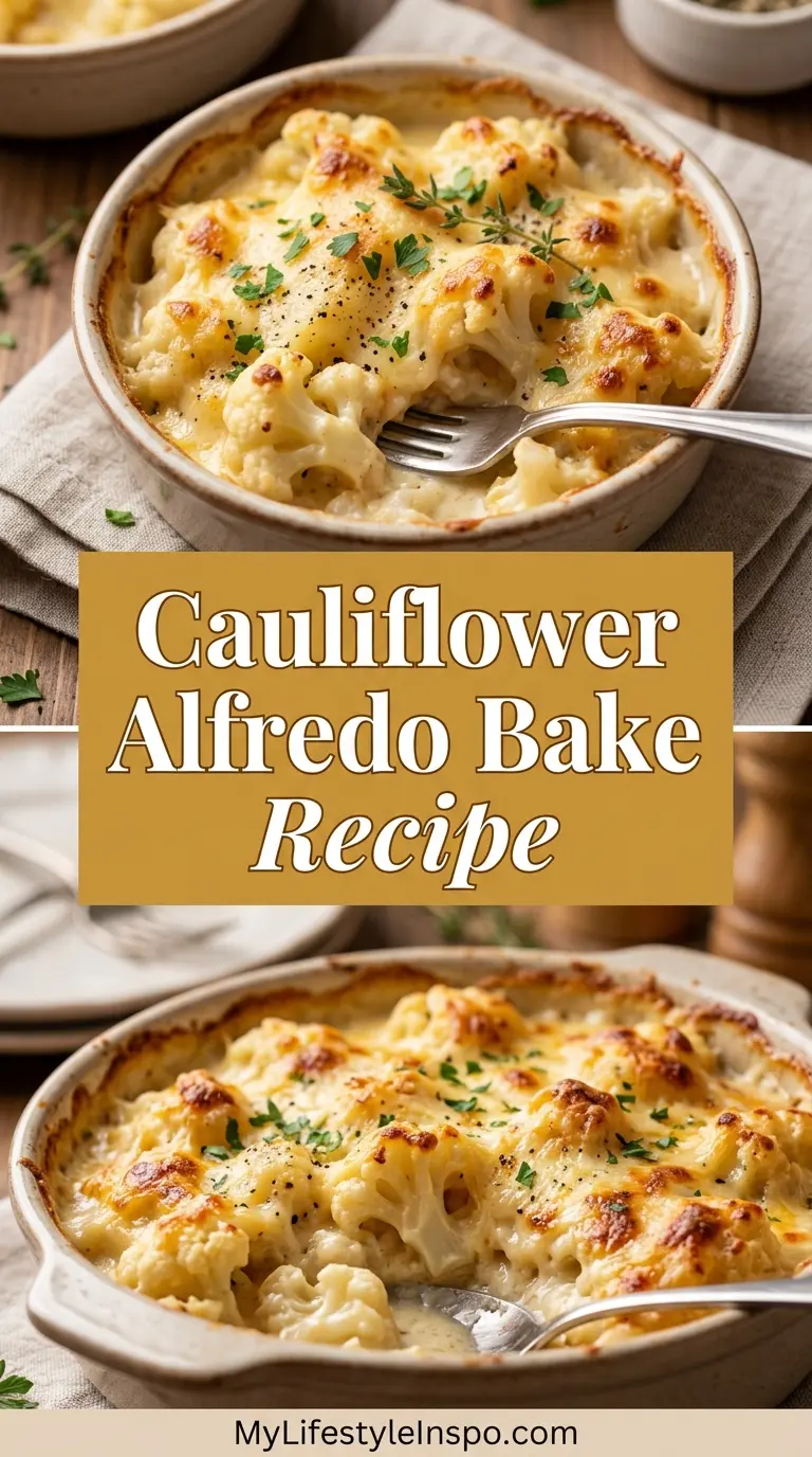 Cauliflower Alfredo Bake Recipe