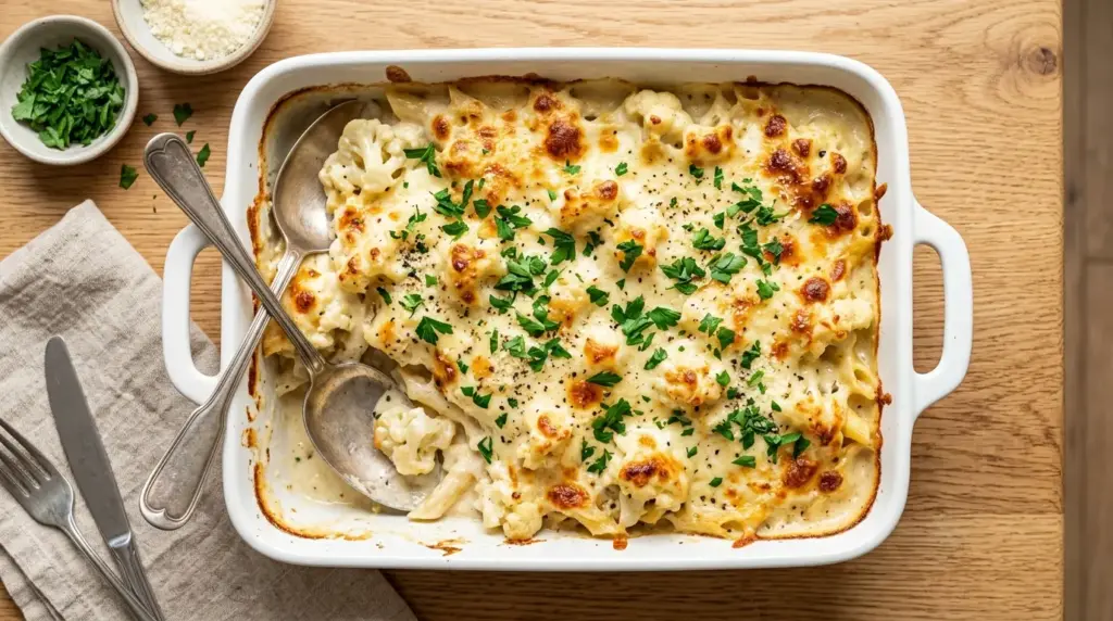 Cauliflower Alfredo Bake Recipe
